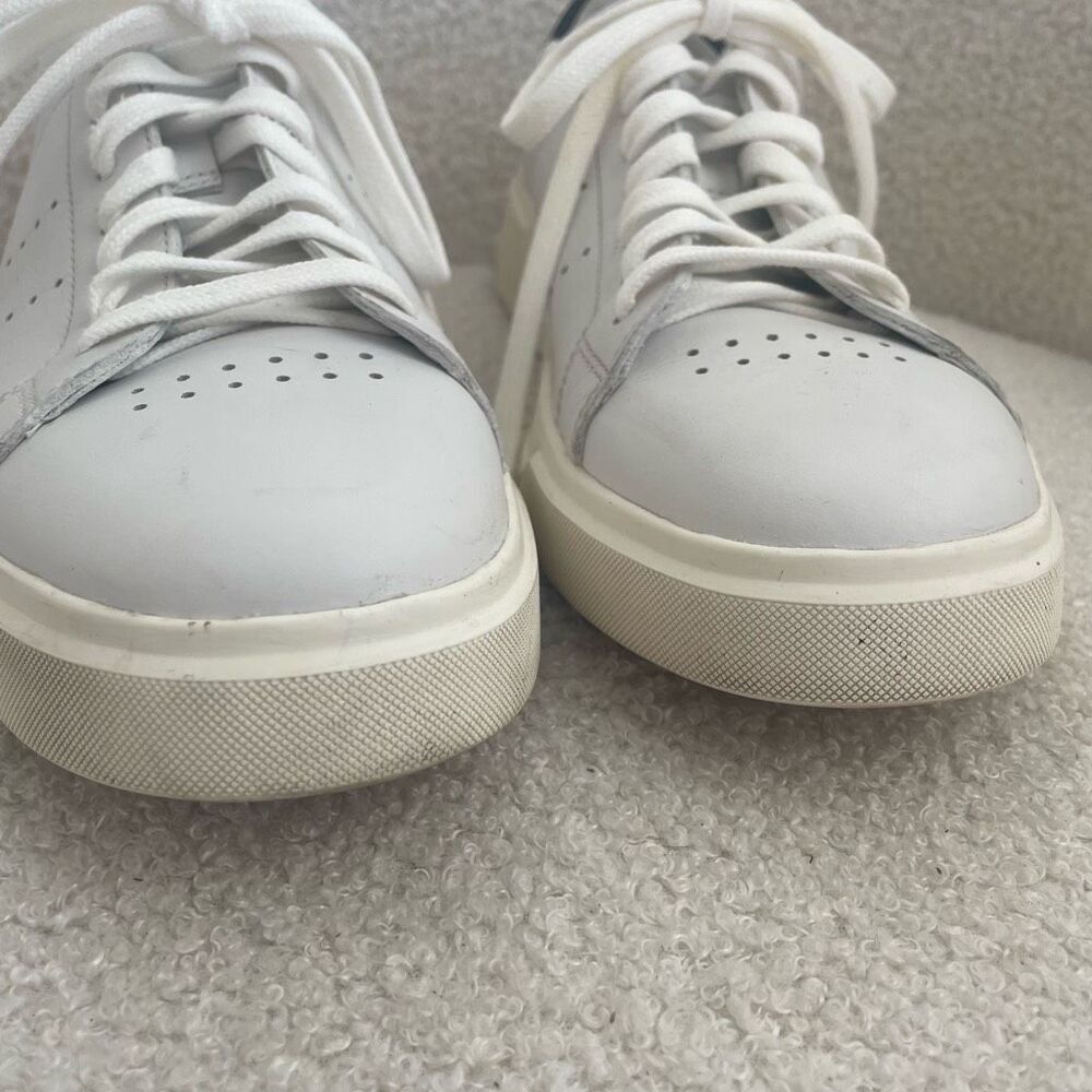Vince Brady Sneaker Men’s White Leather $225 8 41 - Picture 6 of 10